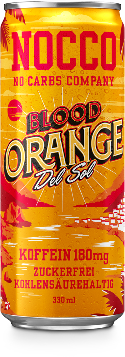 NOCCO Blood Orange Del Sol 330ml x 24