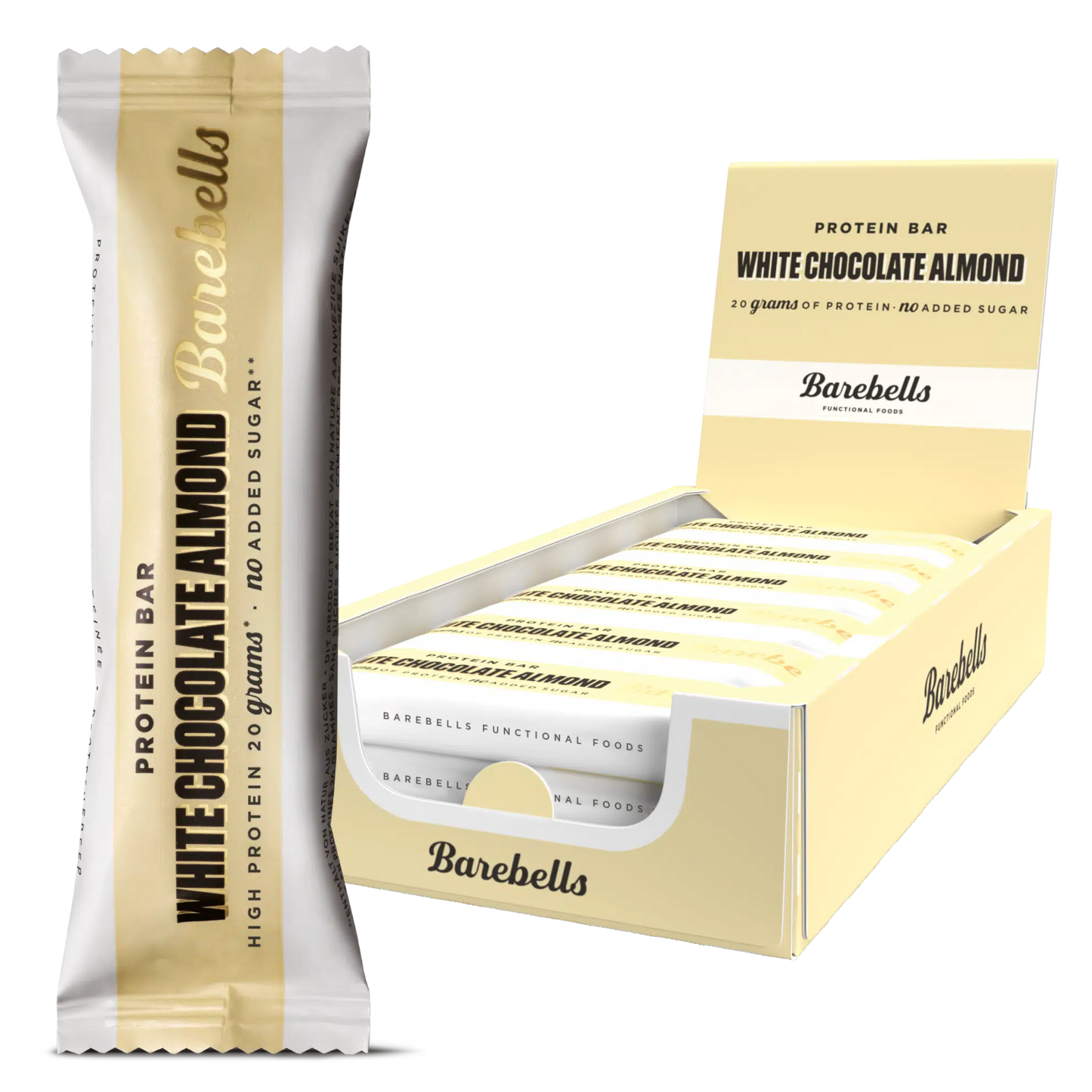 Barebells Protein Bar White Chocolate Almond 55g x 12